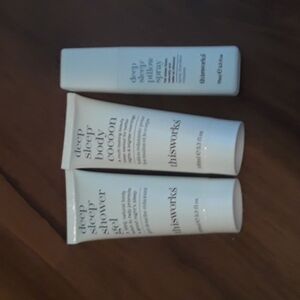 Set of 3 deep sleep products by "this works"